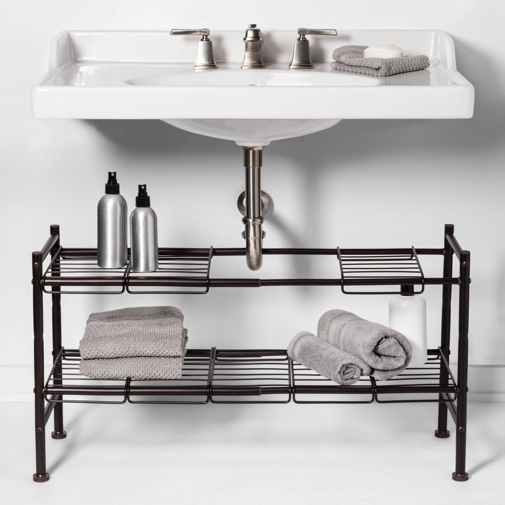 A Cool Product For Organization: Threshold Under the Sink Expandable Storage Shelf