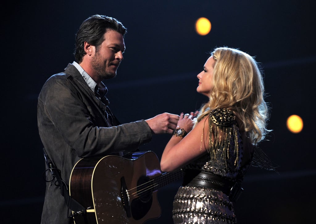 Miranda Lambert And Blake Shelton Kissing Pictures Popsugar Celebrity