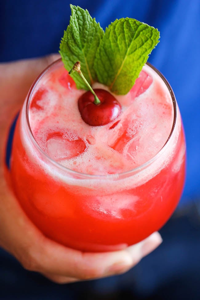 Mocktail Recipe: Sparkling Cherry Lemonade