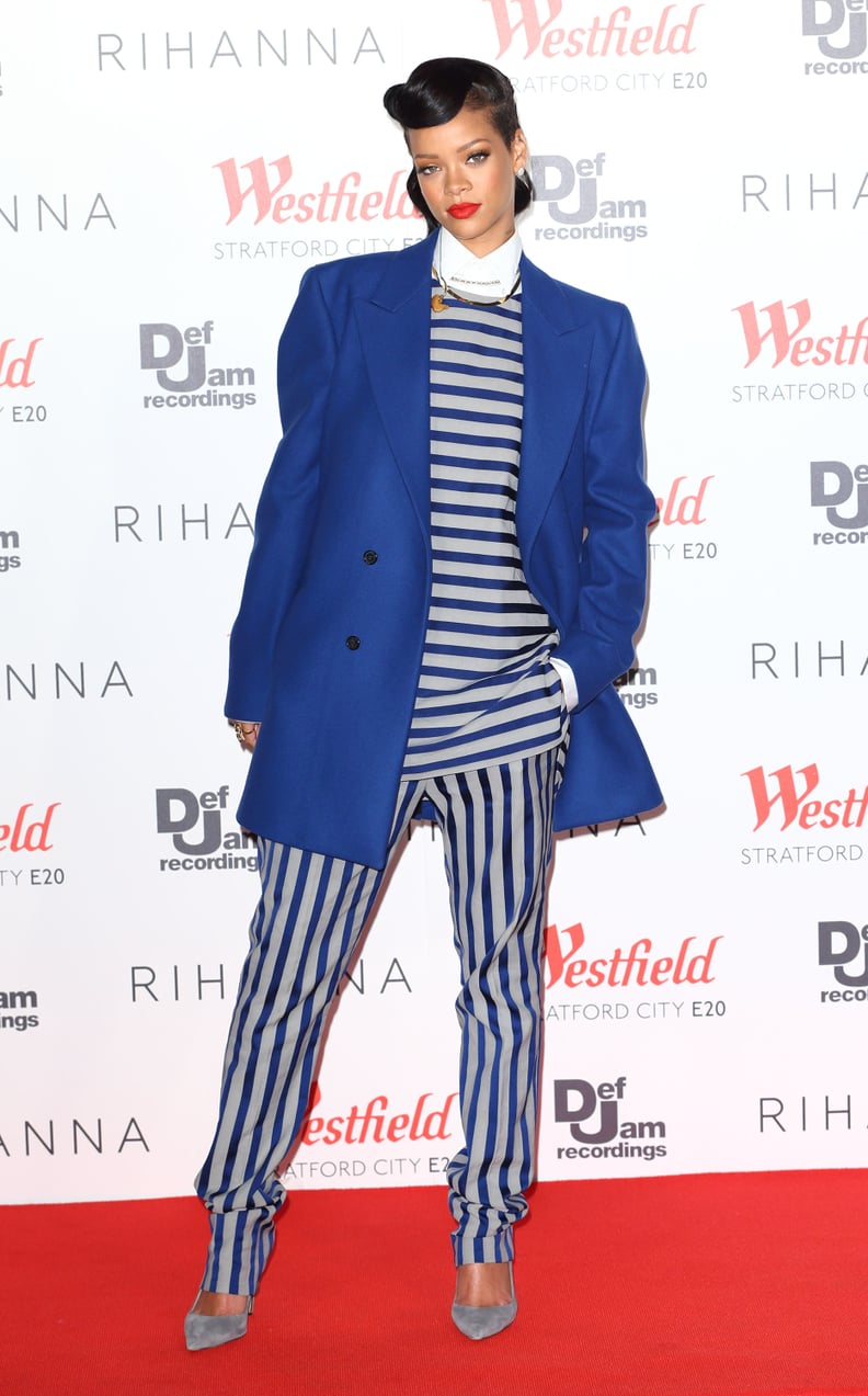 Rihanna at Westfield Stratford City in London, 2012