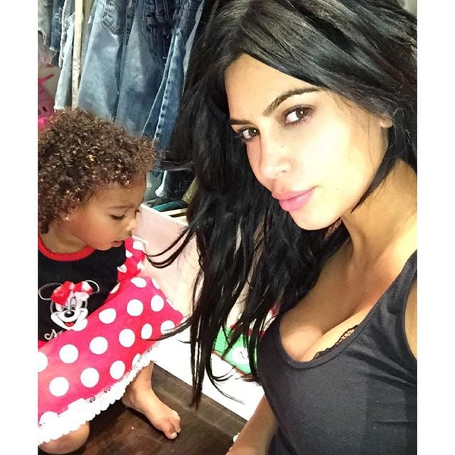 Kim Kardashian and North West