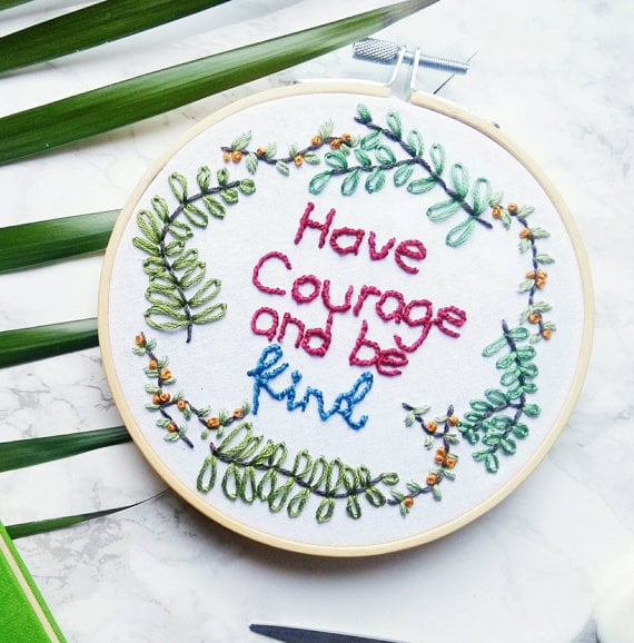 Cinderella Embroidery Hoop