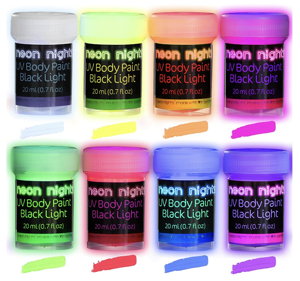 Neon Nights UV Body Paint Set