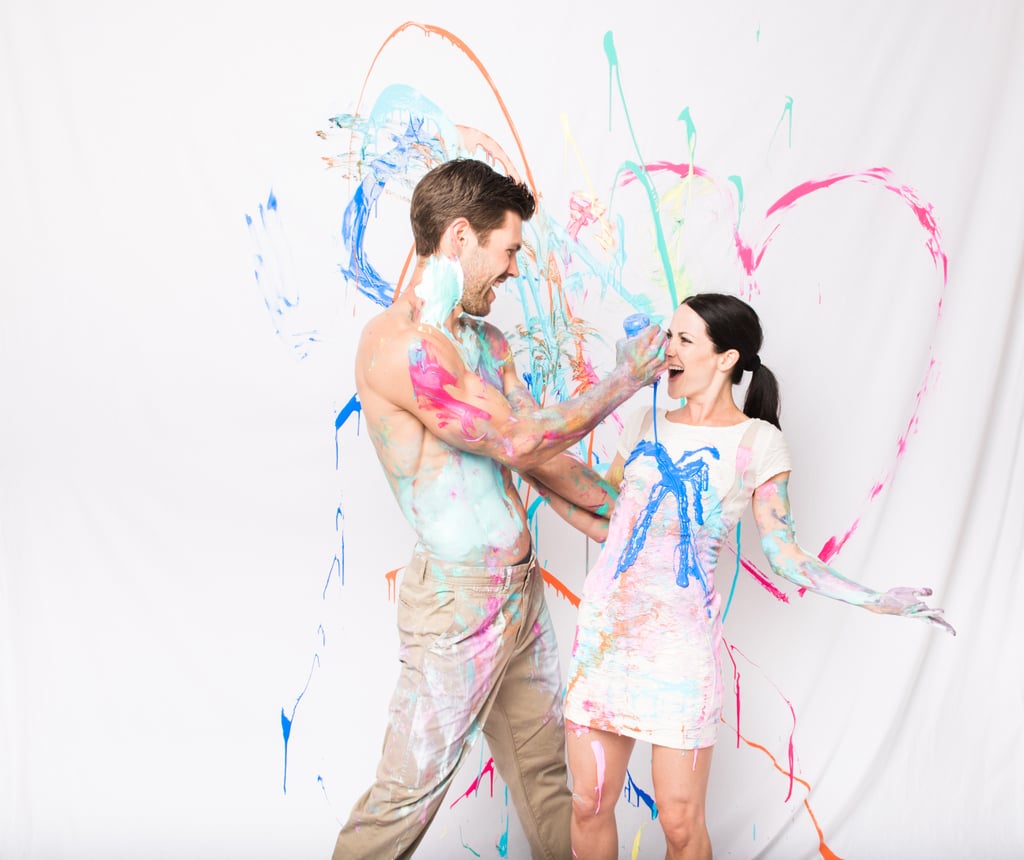 Painting Engagement Photos