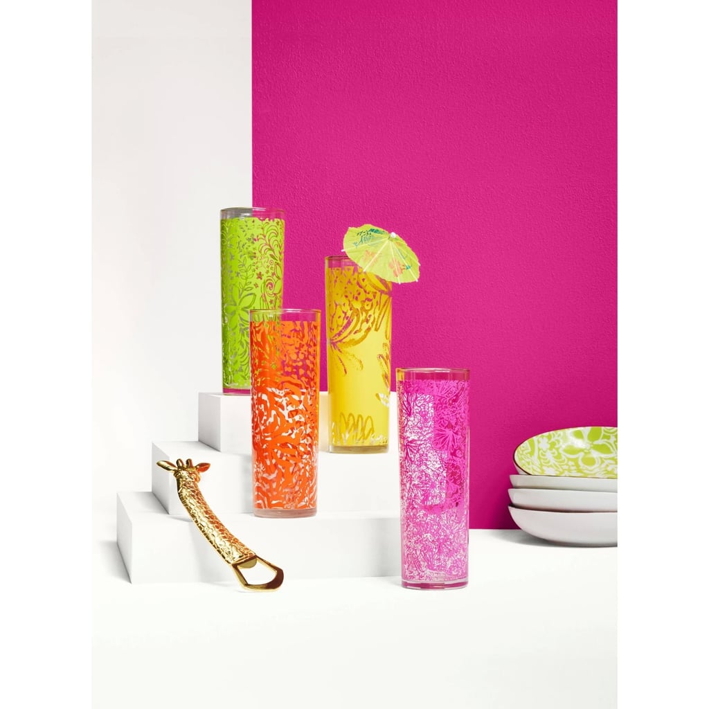 Lilly Pulitzer Cocktail Glass Set