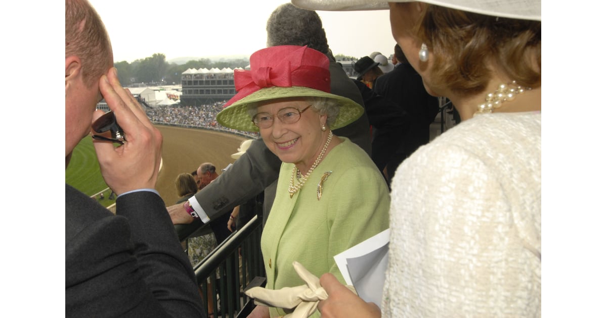 Queen Elizabeth II visited Churchill Downs for the 133rd Kentucky