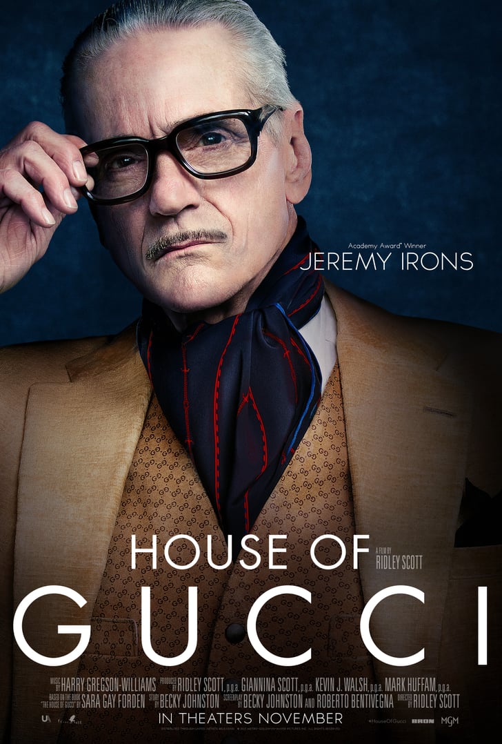 Jeremy Irons as Rodolfo Gucci | Lady Gaga and Adam Driver Stun in House ...