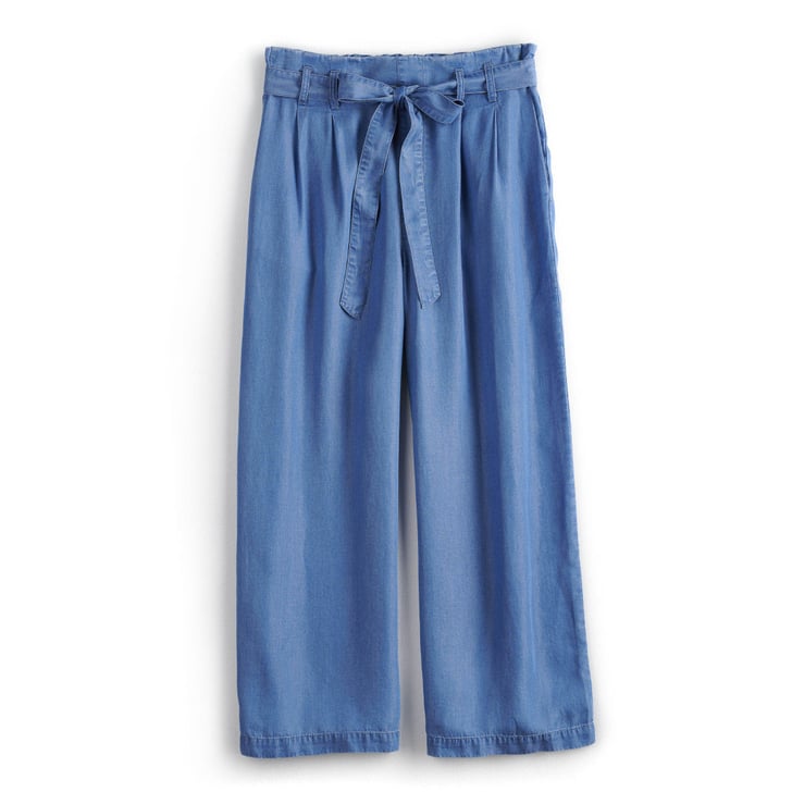 POPSUGAR Collection at Kohl's Chambray WideLeg Pants Cool Denimon