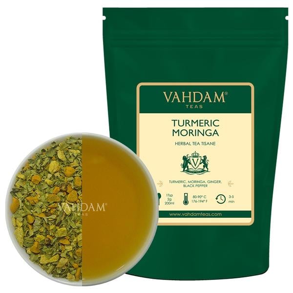 Turmeric Moringa Herbal Tea Tisane