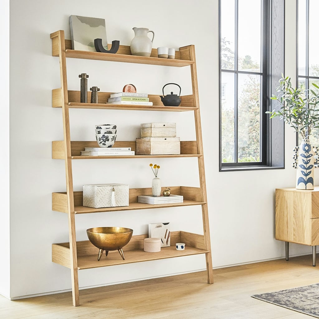 Article Fantol Warm Oak Wide Bookcase