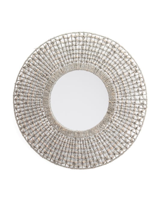 Seagrass Wall Mirror Best Home Decor From TJ Maxx 2019 POPSUGAR Home UK Photo 92
