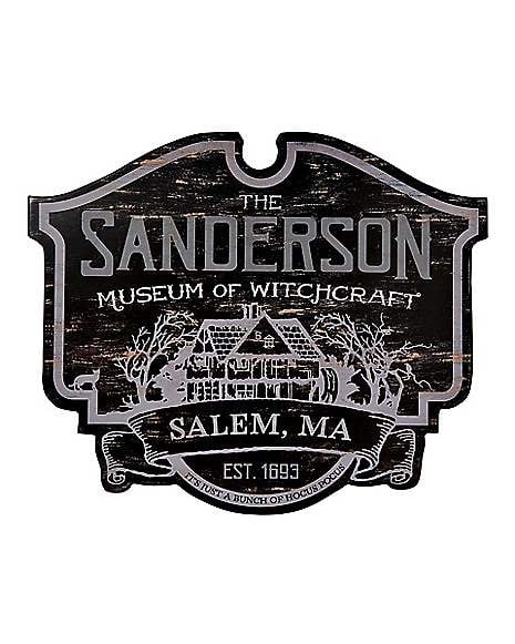 Sanderson Museum of Witchcraft Sign | Hocus Pocus Halloween Collection