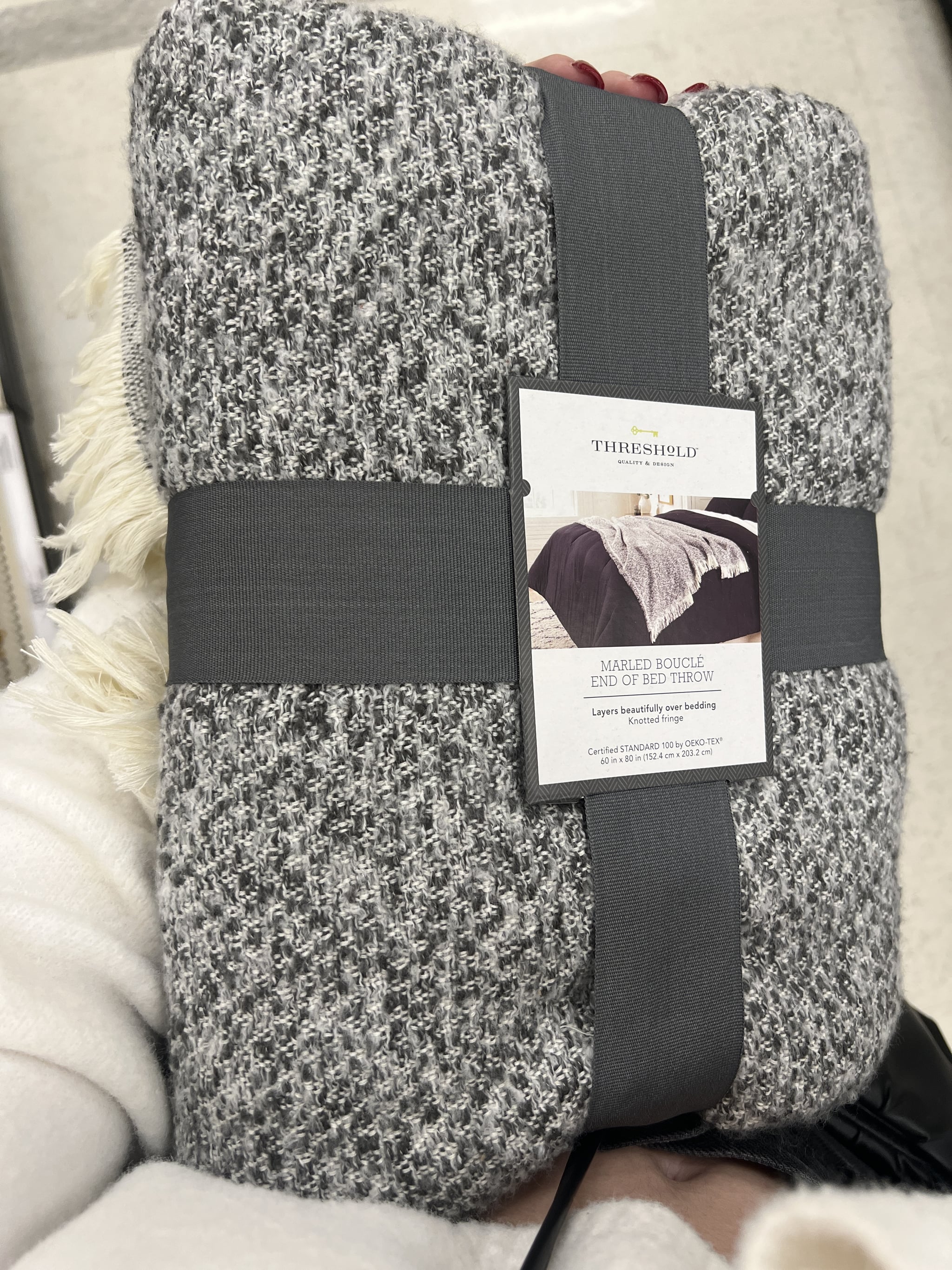 Threshold marled online knit blanket