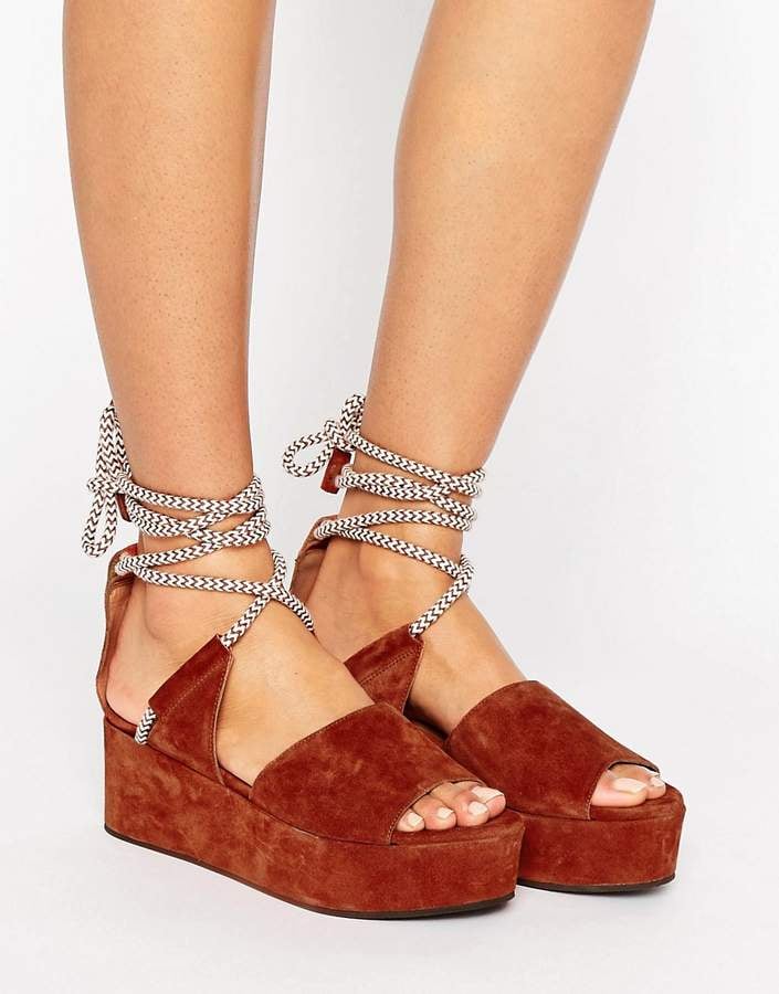 saint laurent rope sandals