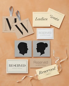 Reserved Seating Signs