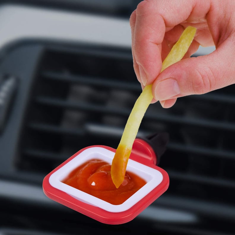 MOMSIV In-Car Sauce Cup Holder Dip Clip Set