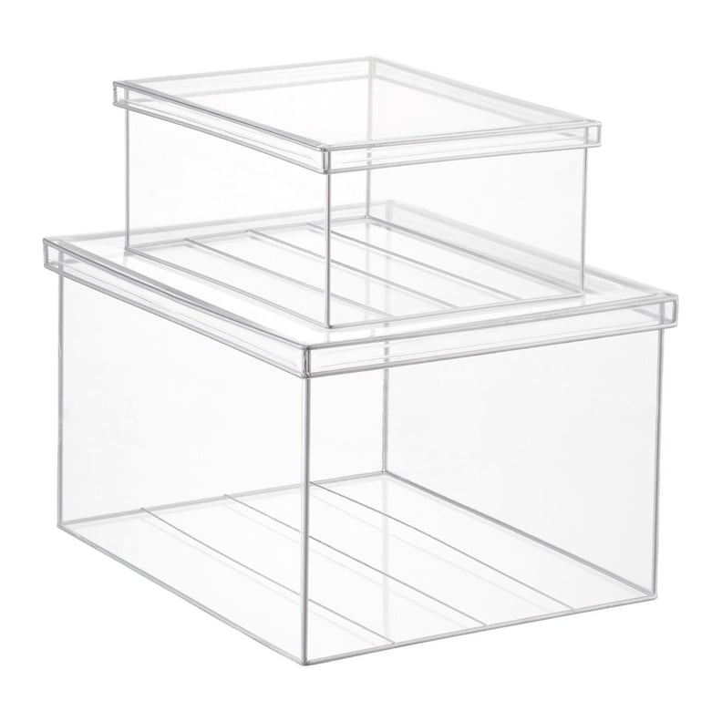 The Container Store Clear Lookers Boxes