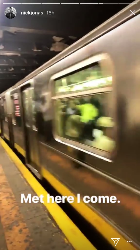 Nick Jonas Taking the Subway to the 2018 Met Gala