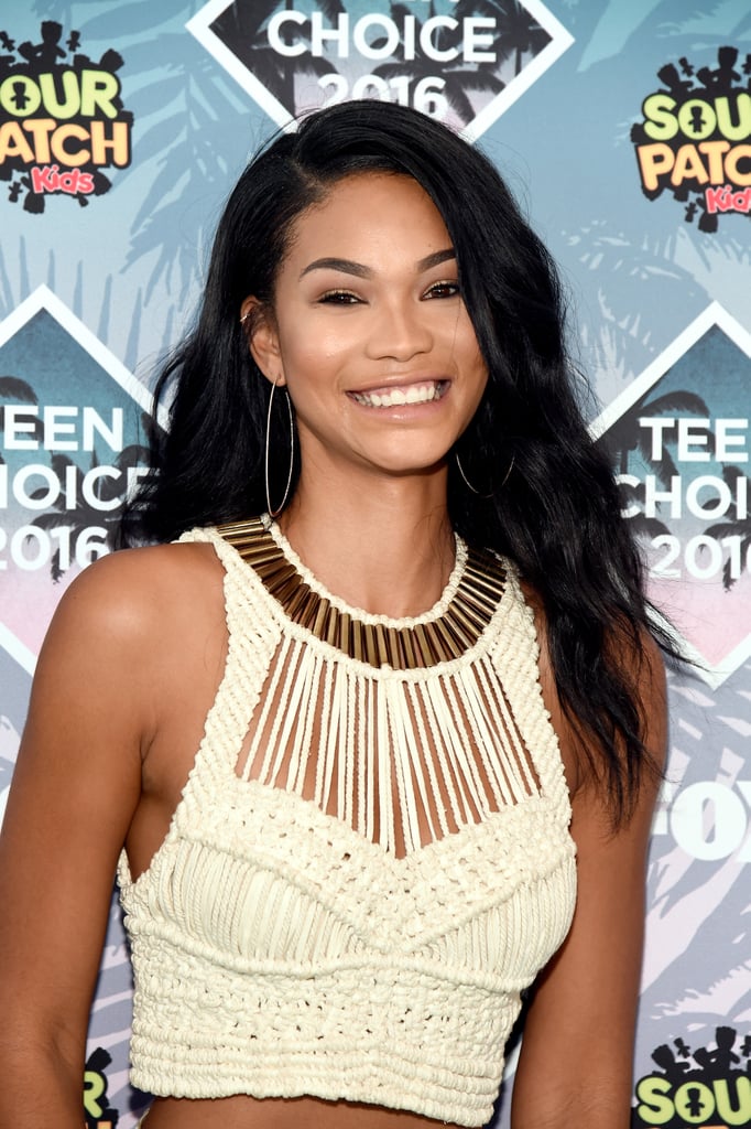 Chanel Iman | Celebrity Hair and Makeup at 2016 Teen Choice Awards ...