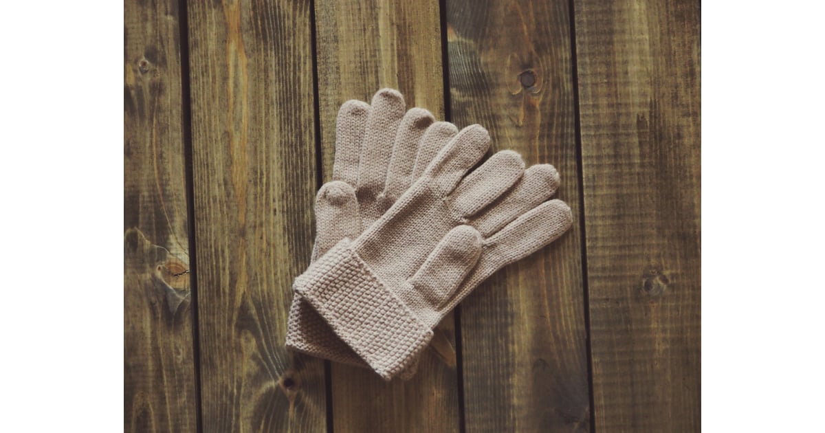 Wearing mittens outside. Coziest Things About Fall POPSUGAR Smart