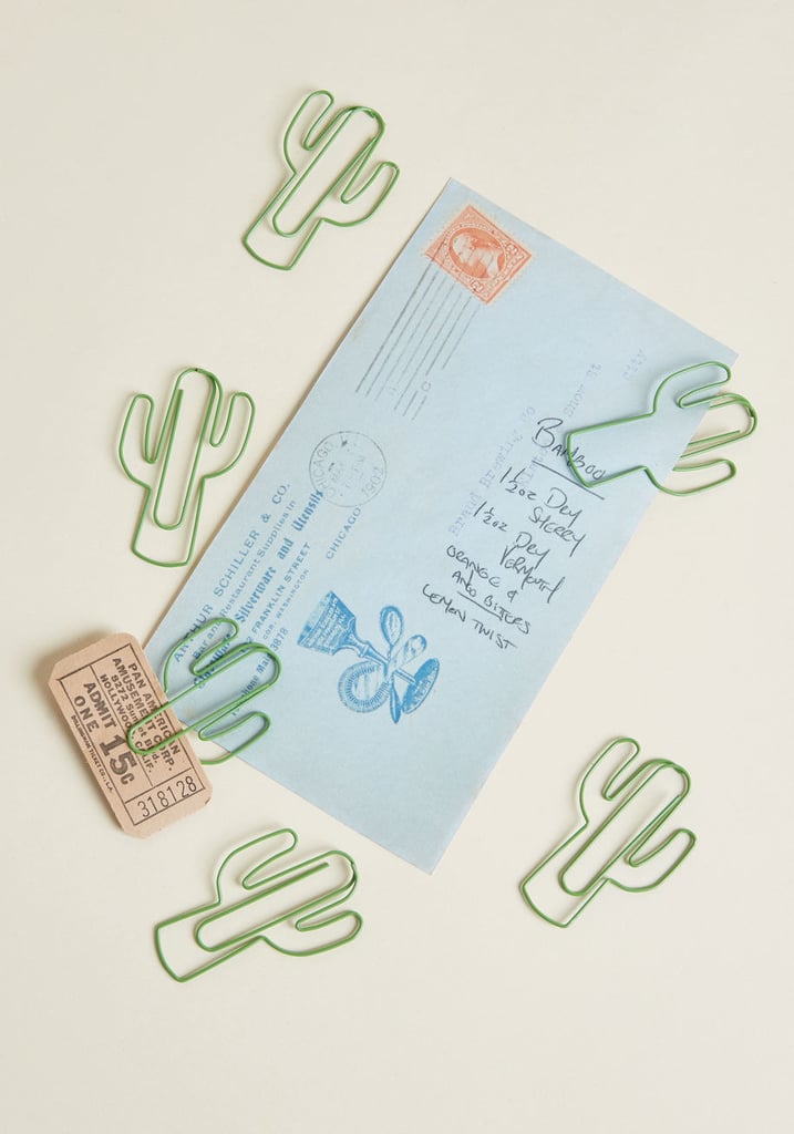 Sharp Focus Cactus Paper Clip Set