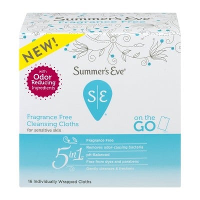 Summer's Eve Fragrance Free Feminine Cleansing Cloths