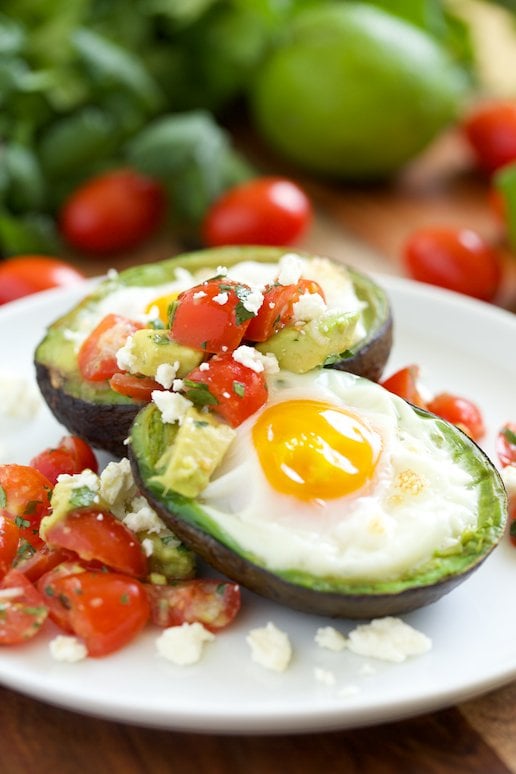 Mexican Baked Avocado Eggs