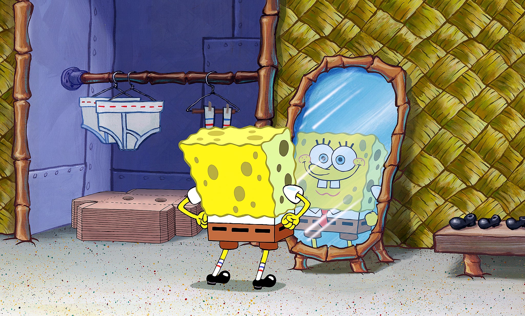 THE SPONGEBOB SQUAREPANTS MOVIE, SpongeBob Squarepants, 2004, (c) Paramount/courtesy Everett Collection