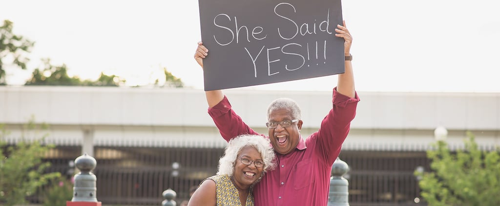 Older Couple's Engagement Photos