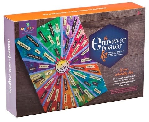 Craft-tastic DIY Empower Poster Kit