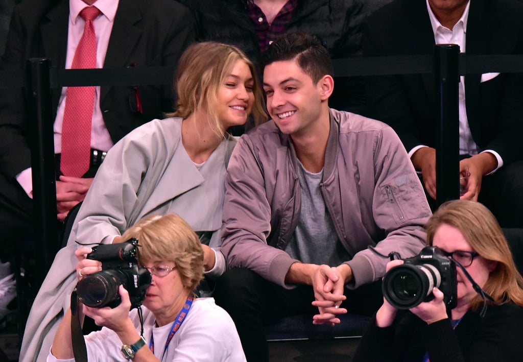 Gigi Hadid and Best Friend at New York Knicks Game