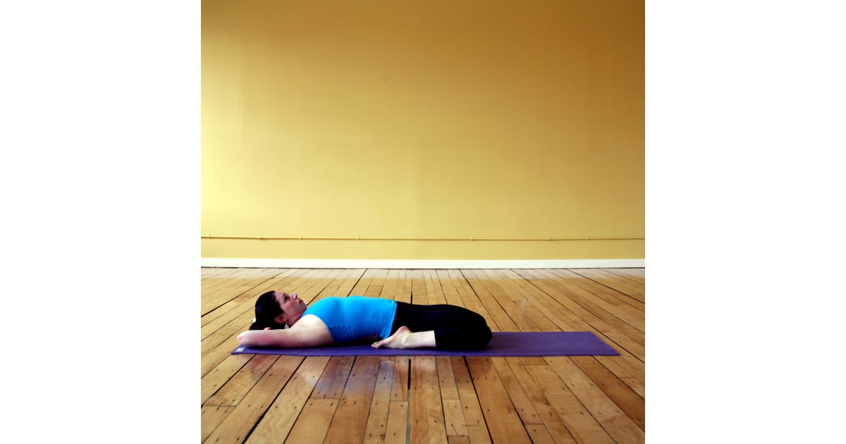 Reclining Hero | Yoga For Running Back Pain | POPSUGAR Fitness Photo 11