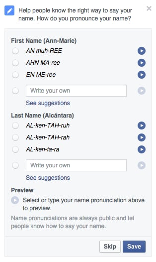 Let People Know How to Pronounce Your Name