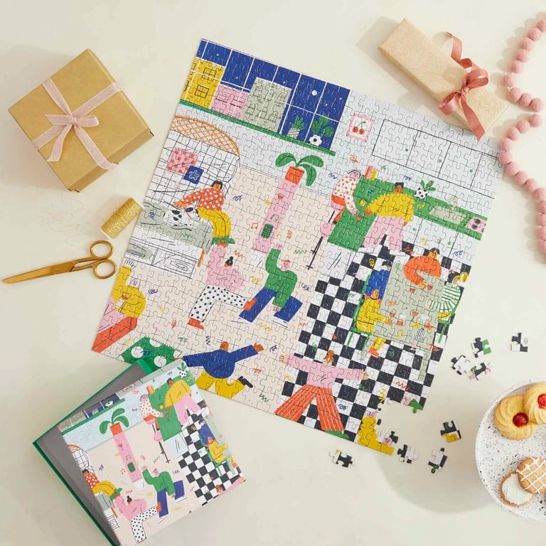 A Fun Puzzle: Brooklinen Indoor Party Puzzle