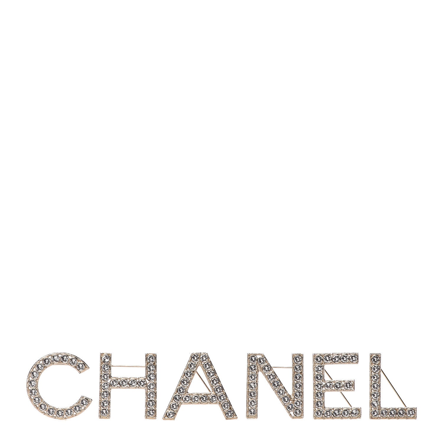 Chanel Vintage Crystal Encrusted CC Eagle Brooch 2001 – Foxy