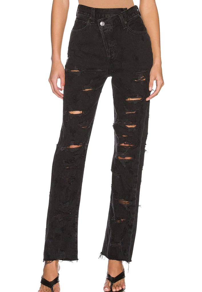 AGOLDE Criss Cross Straight Jeans