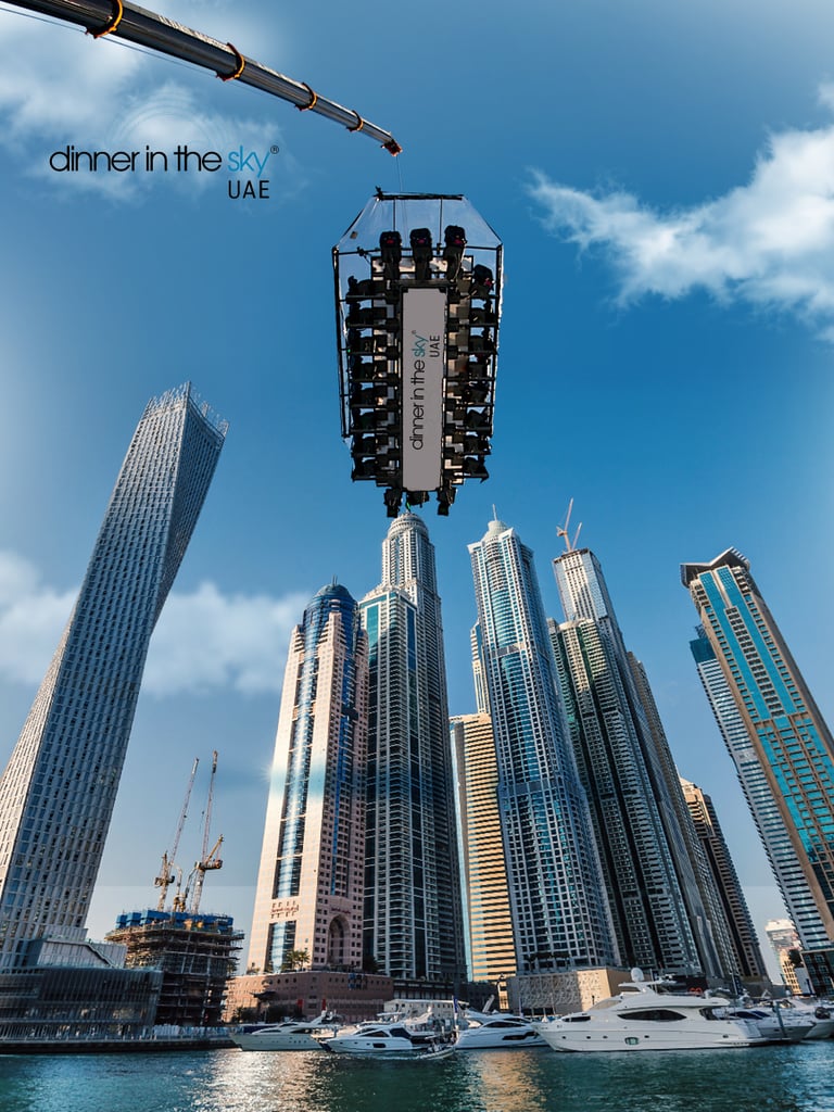 Dinner in the Sky Dubai Review | POPSUGAR Middle East Food