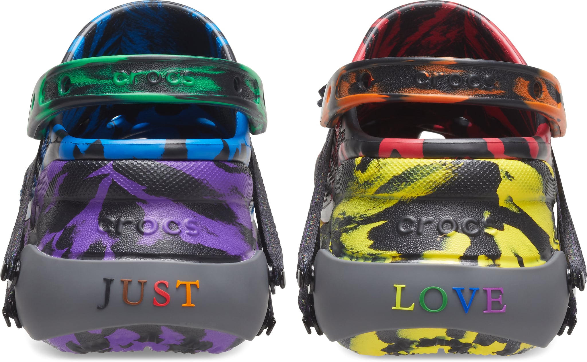 See Crocs and Ruby Rose's Rainbow Shoes 
