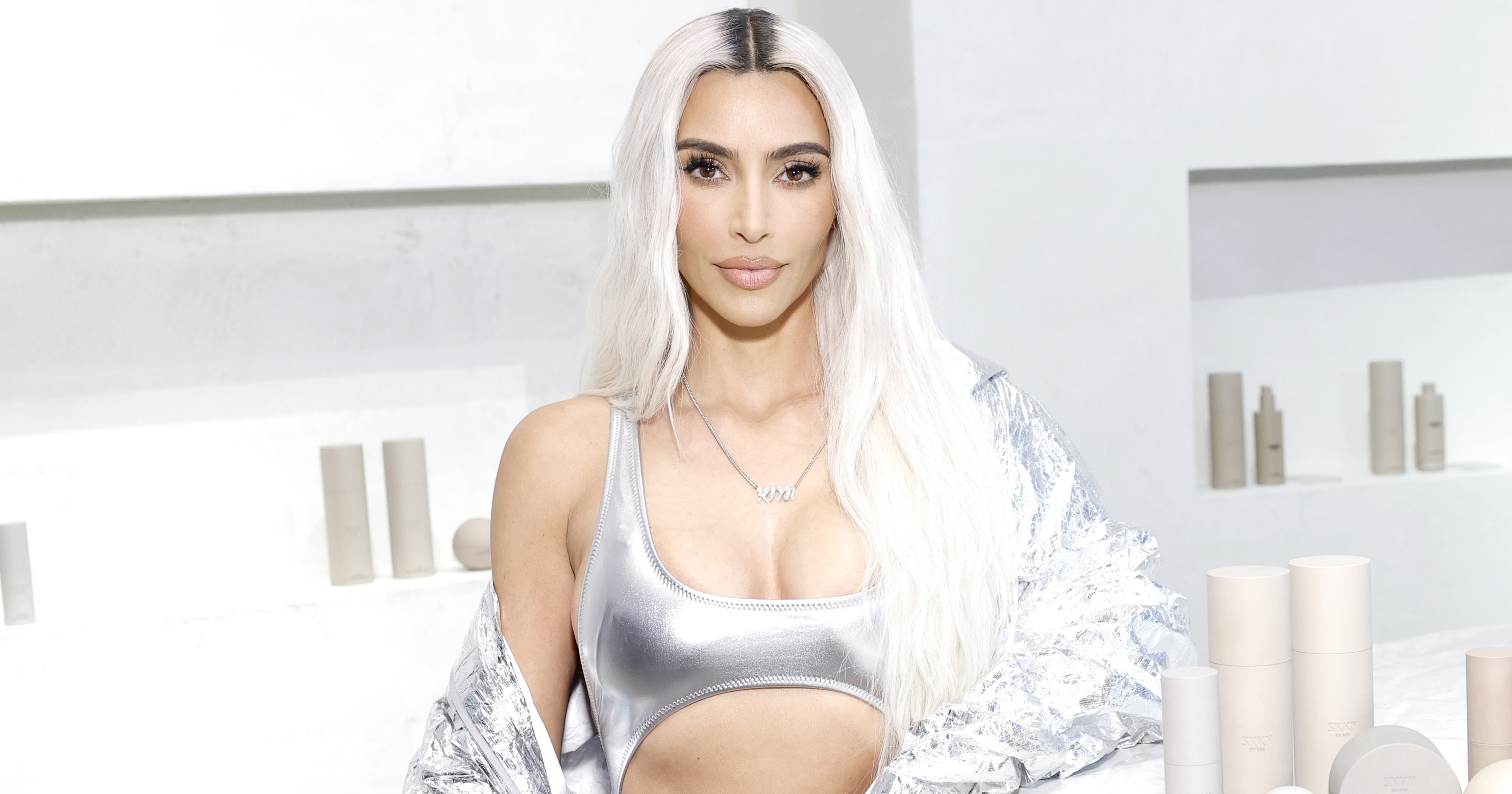 Shop Kim Kardashian's Skims Disco Bodysuit
