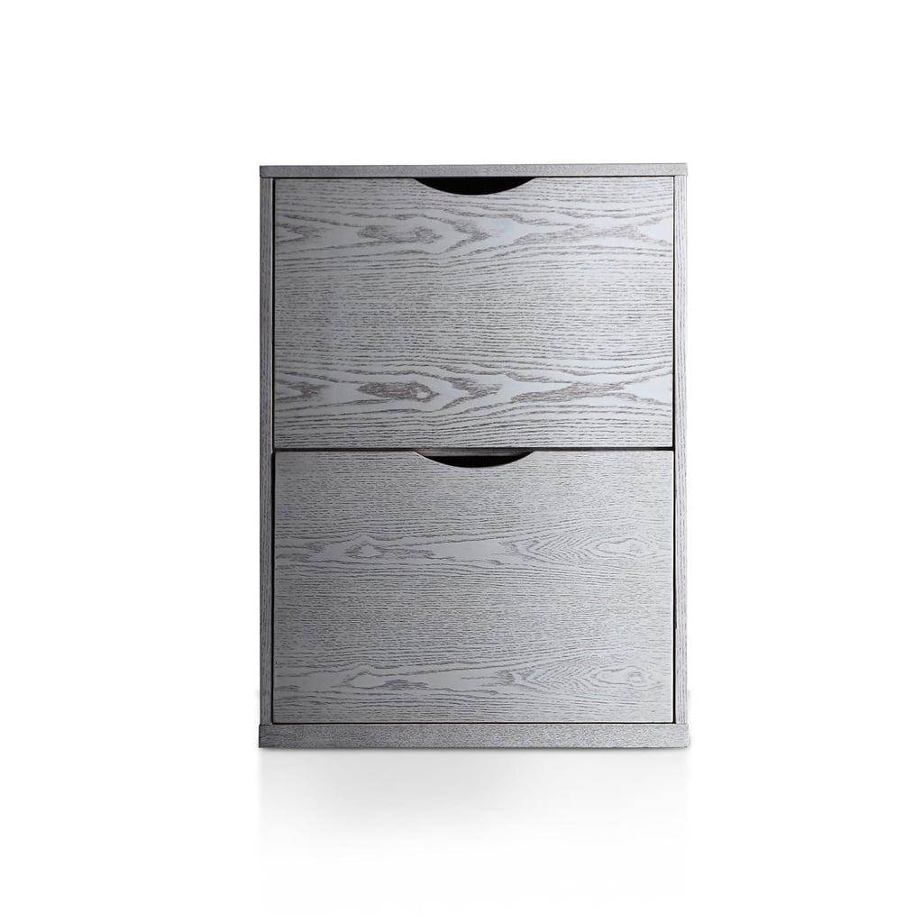 Gray Two Drawer File Cabinet