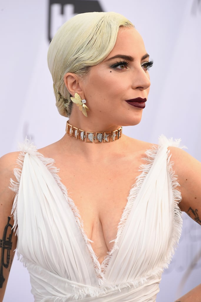 Lady Gaga Hair Makeup SAG Awards 2019