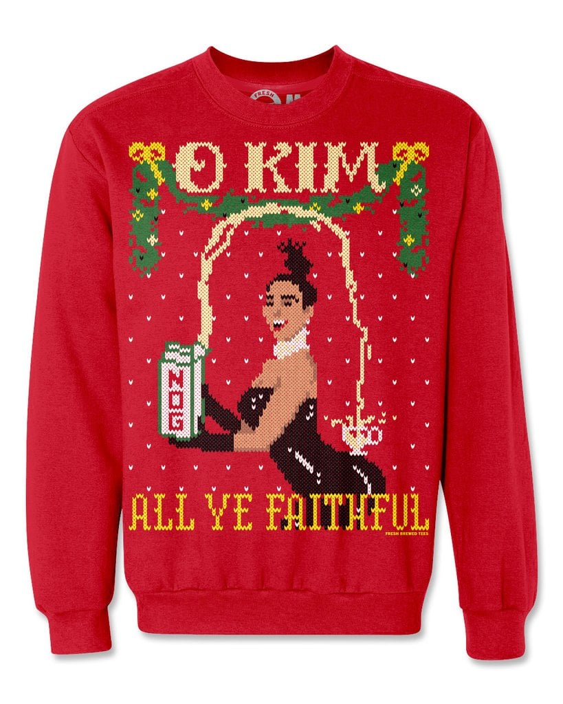 O Kim All Ye Faithful Ugly Christmas Sweatshirt