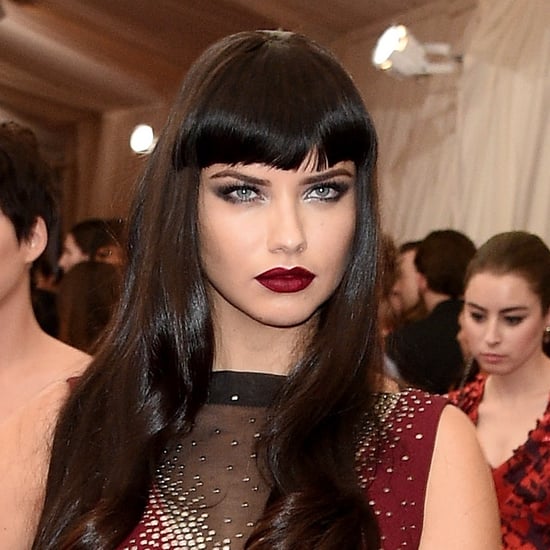 Adriana Lima Goes Goth at the 2015 Met Gala