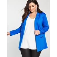 V by Very Curve Jersey Longline Blazer