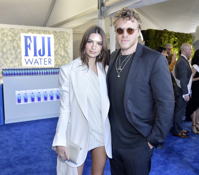 Emily Ratajkowski and Sebastian Bear-McClard at the 2020 Critics' Choice Awards