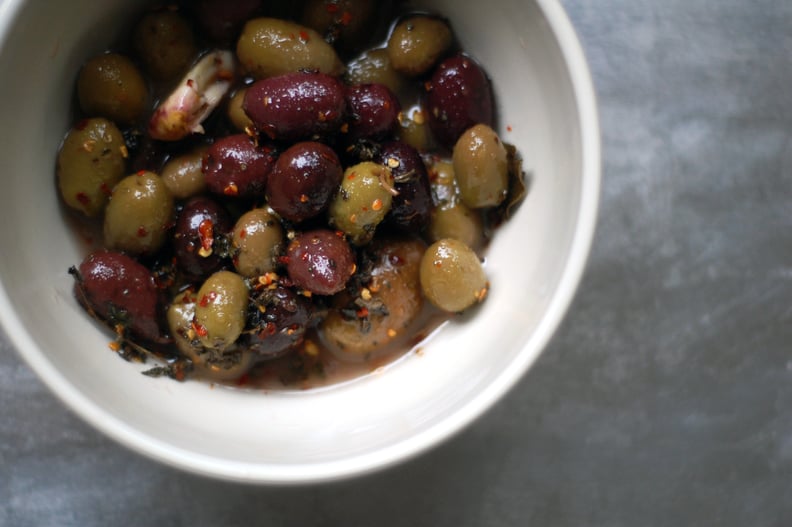Make-Ahead Appetizer: Spicy Marinated Olives
