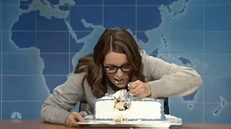 You can stuff your faces together without judgment.