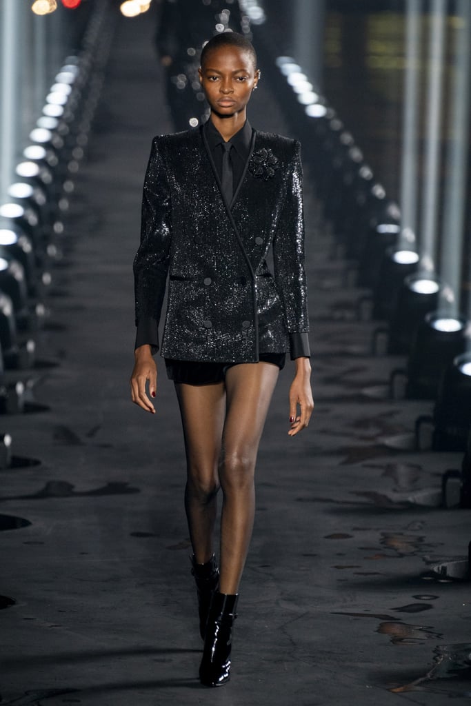 Naomi Campbell Closed Saint Laurent Spring 2020 Show