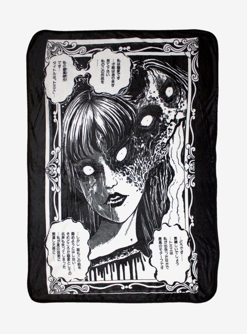 Junji Ito Tomie's True Beauty Throw Blanket