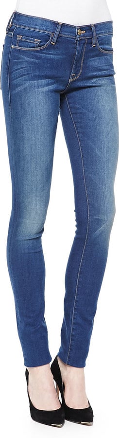 Frame Forever Karlie Skinny Mid-Rise Jeans, Columbia Road ($219)